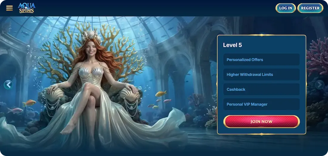 aquaspins casino vip